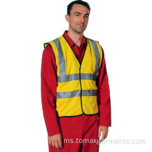 Hi Vis Safety Vest untuk Pekerja Pakai